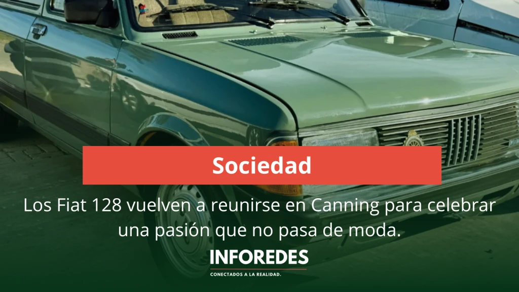 Los Fiat 128 vuelven a reunirse en Canning para celebrar una pasión que no pasa de moda