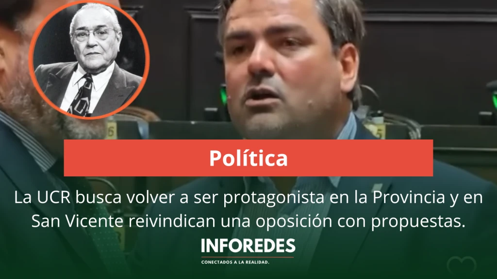 La UCR busca volver a ser protagonista en la Provincia y en San Vicente reivindican una oposición con propuestas