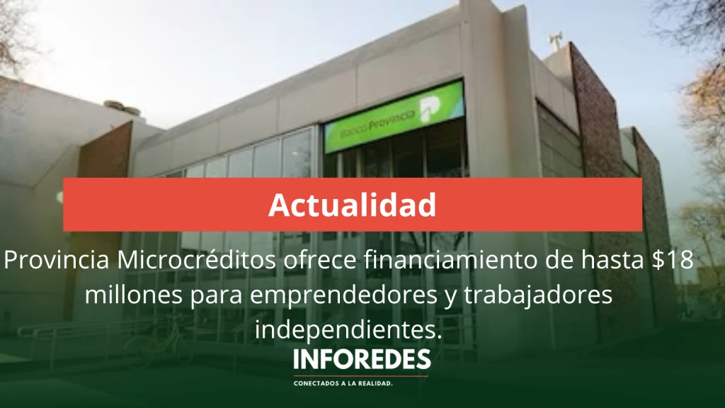 Provincia Microcréditos ofrece financiamiento de hasta $18 millones para emprendedores y trabajadores independientes