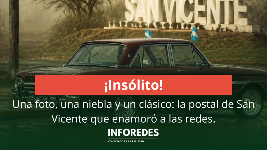 Una foto, una niebla y un clásico: la postal de San Vicente que enamoró a las redes