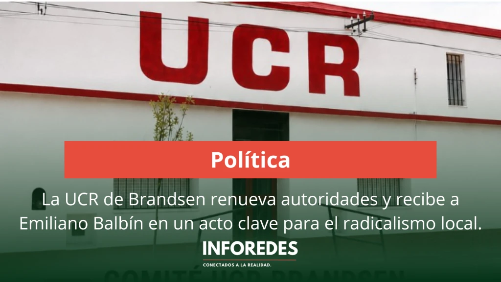 La UCR de Brandsen renueva autoridades y recibe a Emiliano Balbín en un acto clave para el radicalismo local