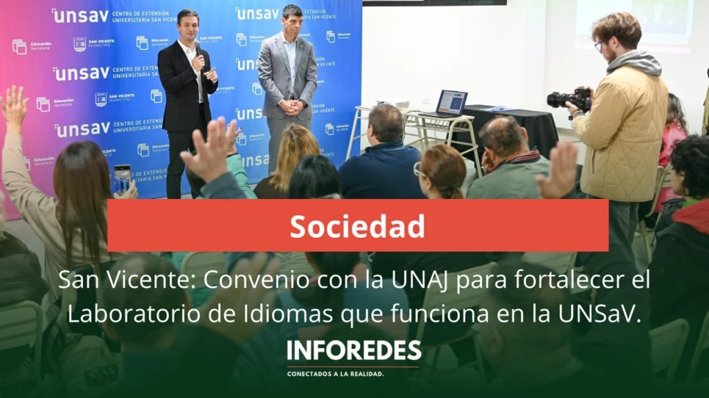 San Vicente y la UNAJ fortalecen la formación en idiomas con certificación universitaria