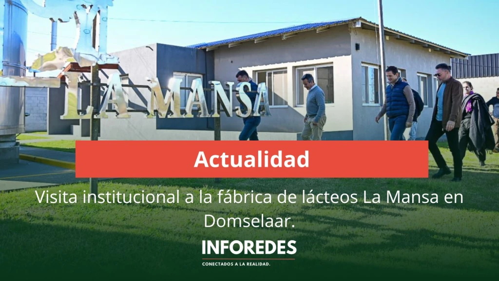 Mantegazza recorrió la fábrica de lácteos La Mansa