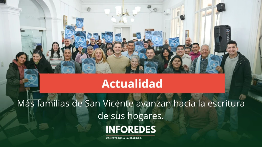 San Vicente continúa acompañando a más familias en el camino hacia la escritura de sus hogares