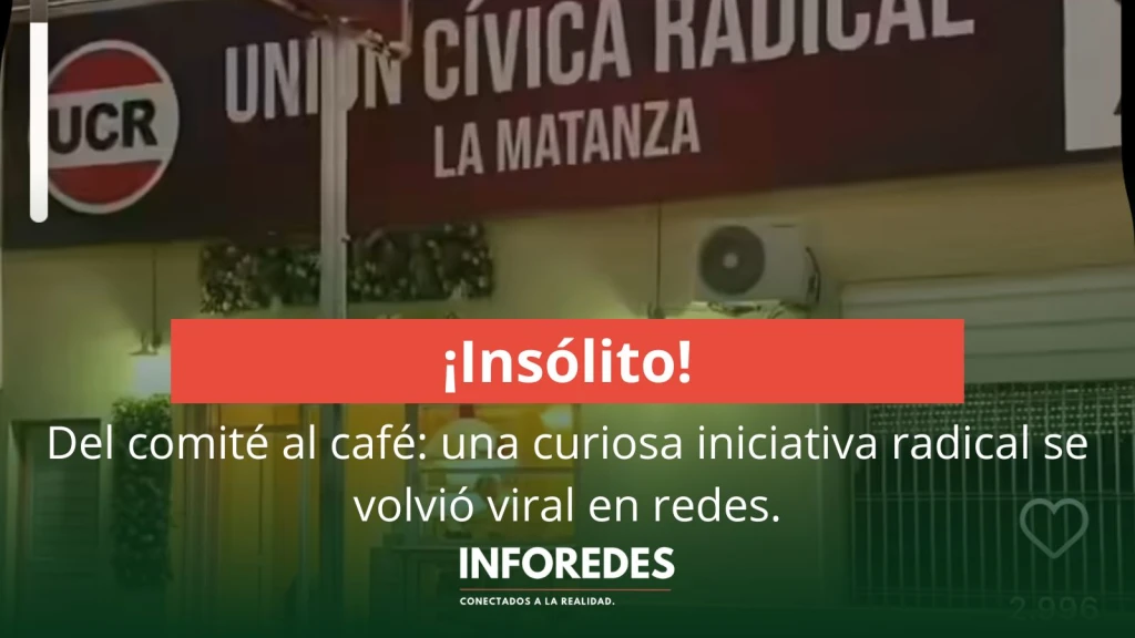 Del comité al café: una curiosa iniciativa radical se volvió viral en redes