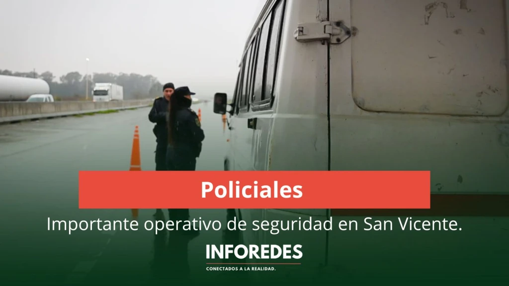 Importante golpe al delito en San Vicente: secuestran cocaína, recuperan vehículos robados y detectan unidades adulteradas