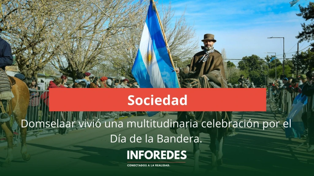 Domselaar honró a Belgrano con una multitudinaria fiesta popular