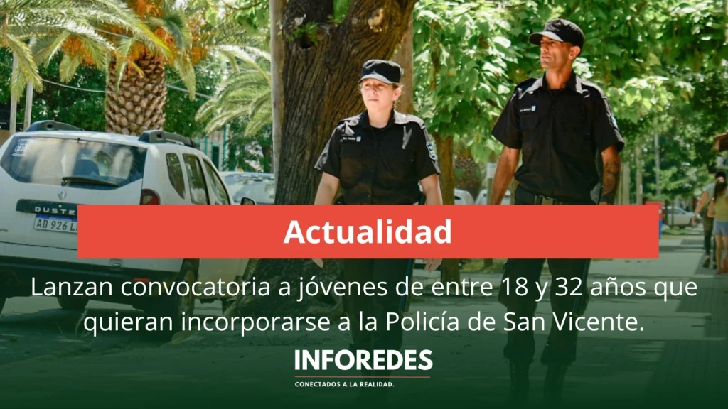 San Vicente abrió la inscripción para una nueva cohorte del Instituto de Formación Policial