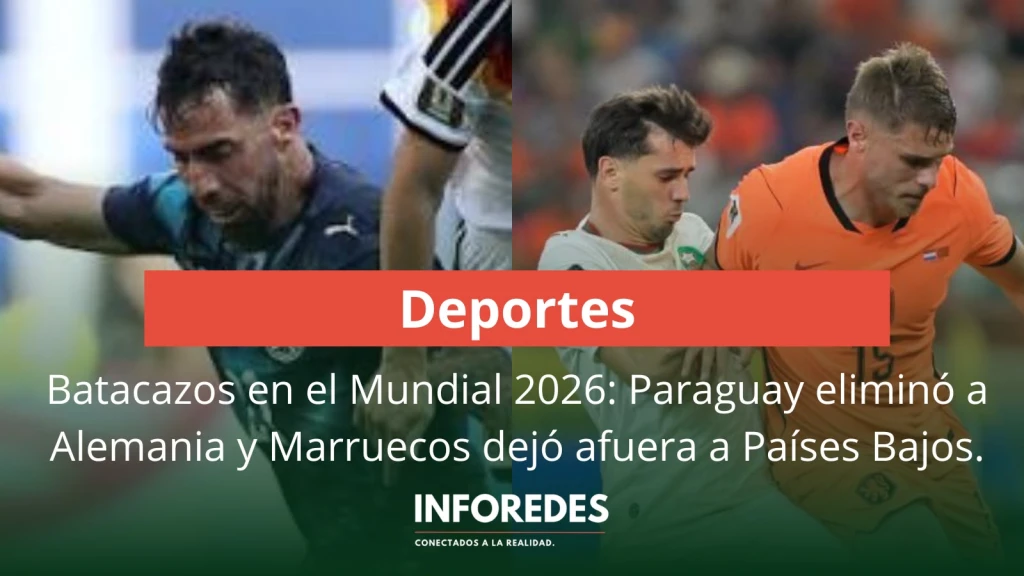 Batacazos en el Mundial 2026: Paraguay eliminó a Alemania y Marruecos dejó afuera a Países Bajos