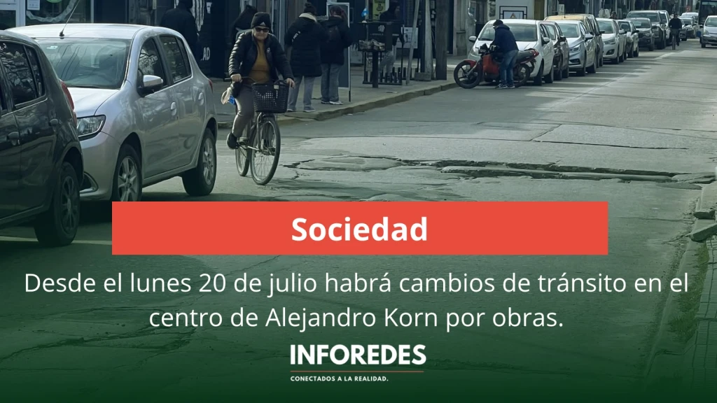 Importante cambio de tránsito en Alejandro Korn: modificarán el sentido de una calle y los recorridos de colectivos