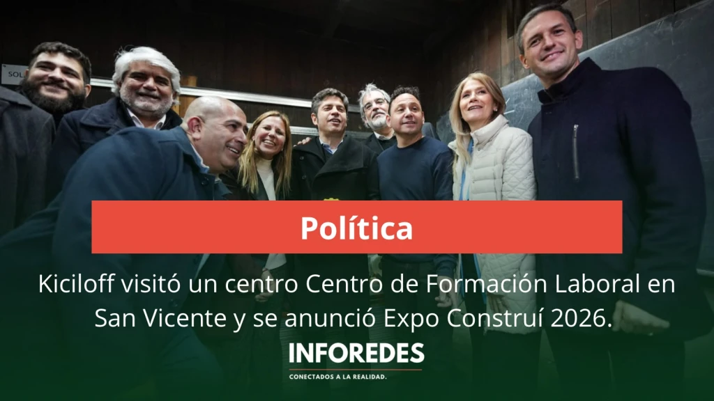 Kicillof y Mantegazza consolidan la formación laboral y el desarrollo de San Vicente