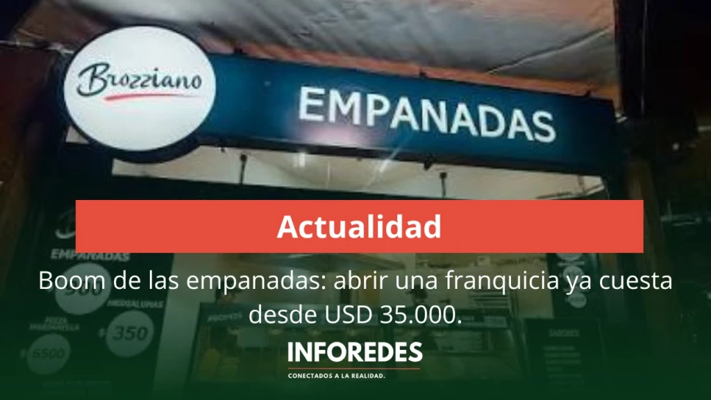 Boom de las empanadas: crecen las franquicias “low cost” y ya se consiguen desde USD 35.000