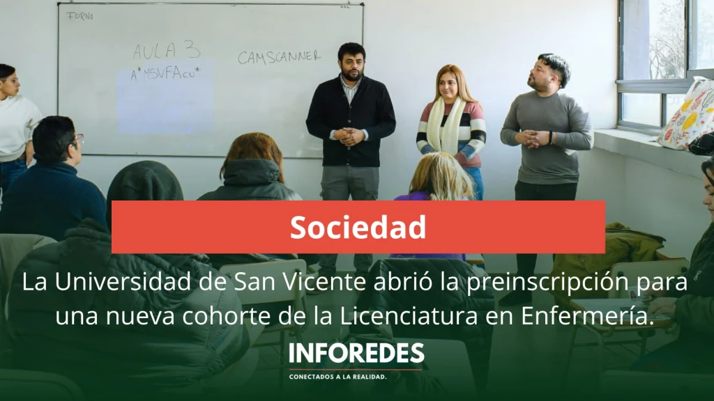 Nueva oportunidad para continuar la formación en Enfermería en San Vicente