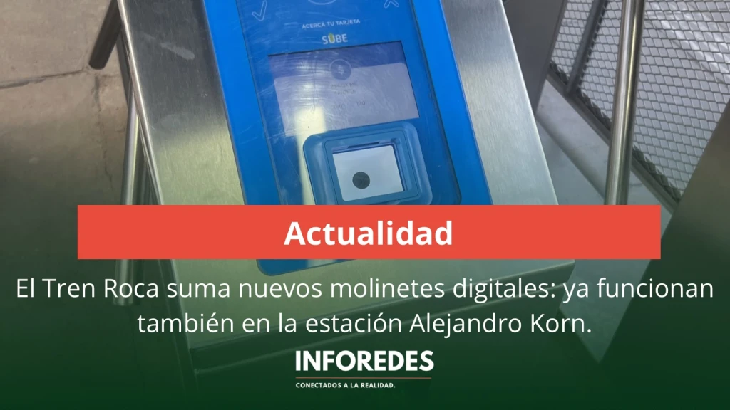El Tren Roca suma nuevos molinetes digitales: ya funcionan también en la estación Alejandro Korn