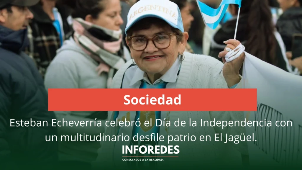 Esteban Echeverría celebró el Día de la Independencia con un multitudinario desfile patrio en El Jagüel