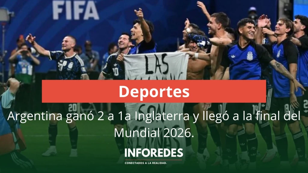 Argentina volvió a demostrar por qué es campeona: eliminó a Inglaterra y jugará otra final del Mundial