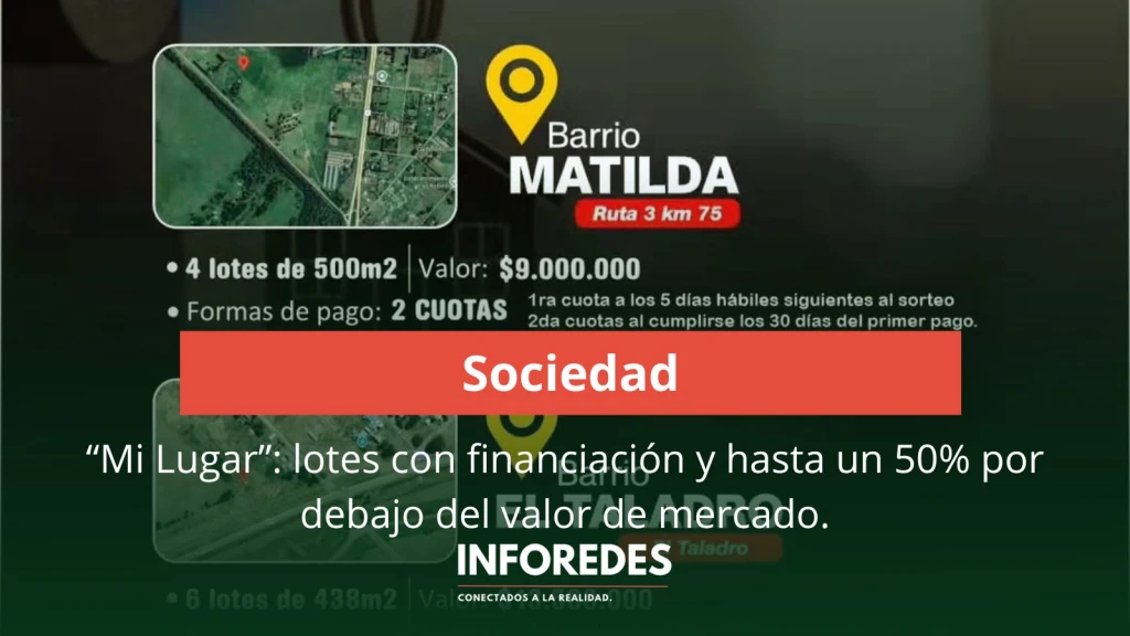 Cañuelas lanzó una nueva edición de “Mi Lugar”: lotes con financiación y hasta un 50% por debajo del valor de mercado