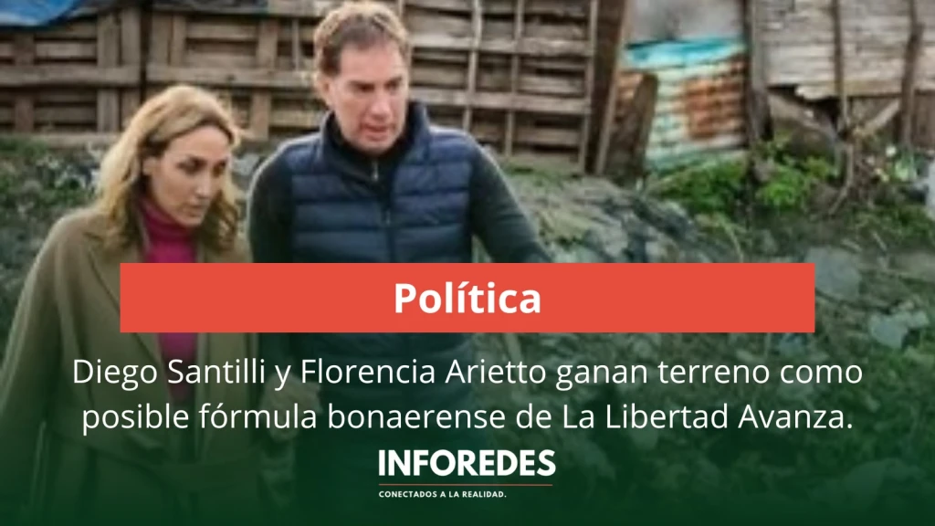 Diego Santilli y Florencia Arietto ganan terreno como posible fórmula bonaerense de La Libertad Avanza