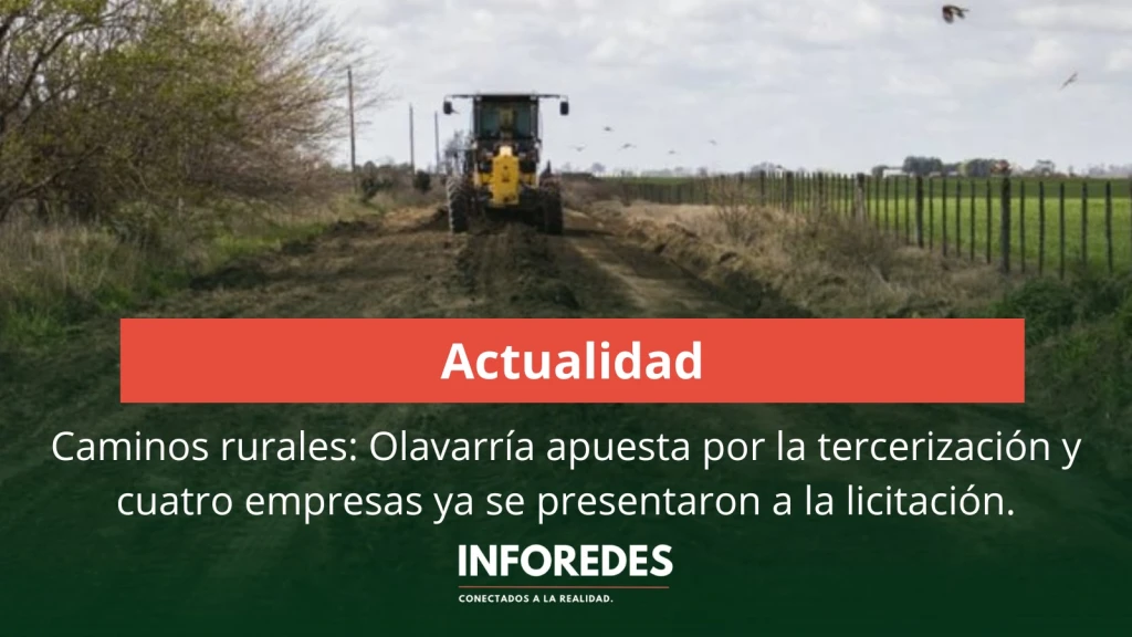 Caminos rurales: Olavarría apuesta por la tercerización y cuatro empresas ya se presentaron a la licitación