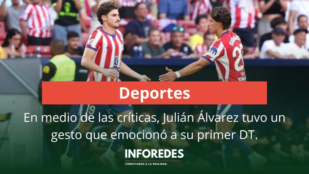 En el peor momento de Julián Álvarez: el noble gesto que tuvo con uno de sus DT al inicio de la carrera
