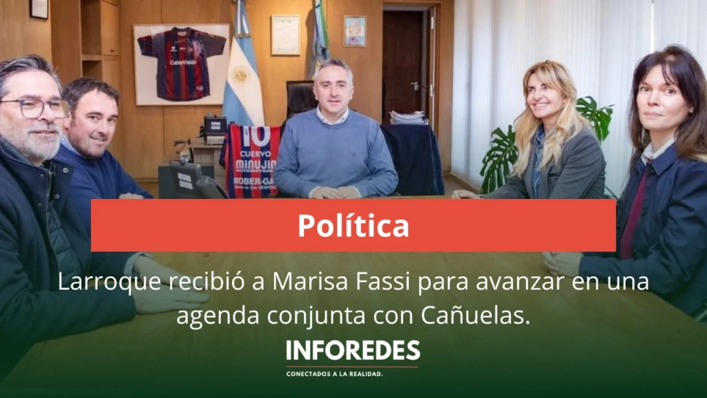 Larroque recibió a Marisa Fassi para avanzar en una agenda conjunta con Cañuelas