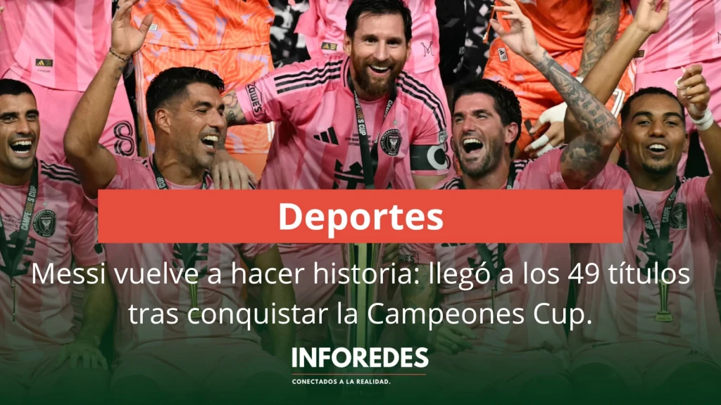 Messi vuelve a hacer historia: llegó a los 49 títulos tras conquistar la Campeones Cup