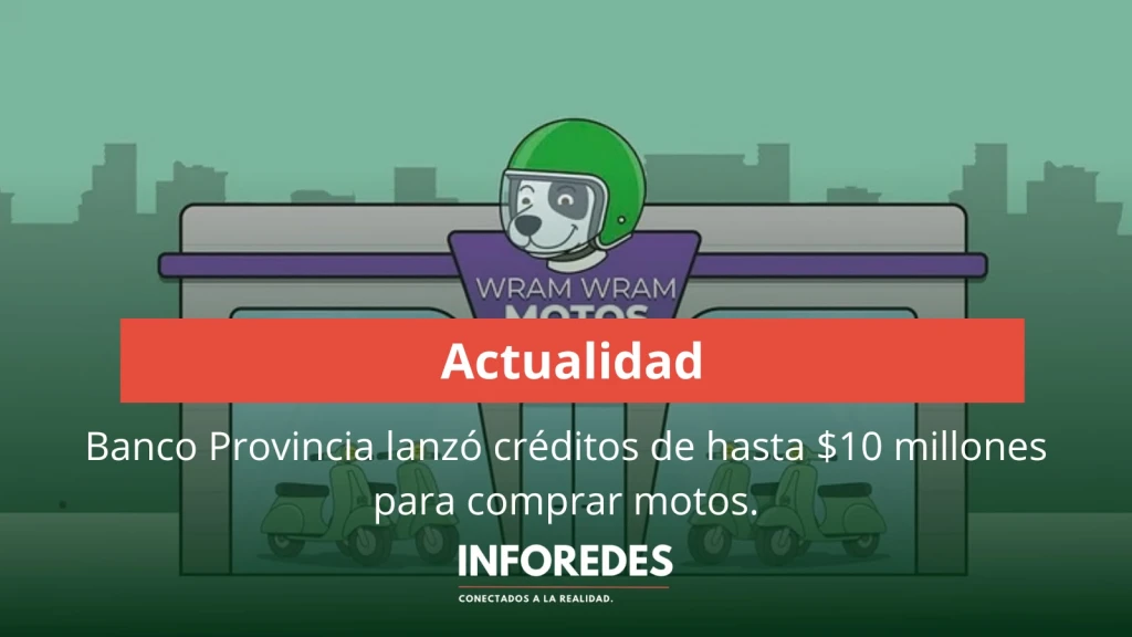 Banco Provincia lanzó créditos de hasta $10 millones para comprar motos: cómo acceder