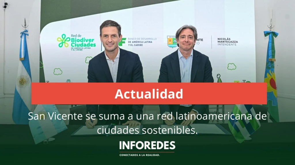 San Vicente se suma a una red latinoamericana de ciudades sostenibles
