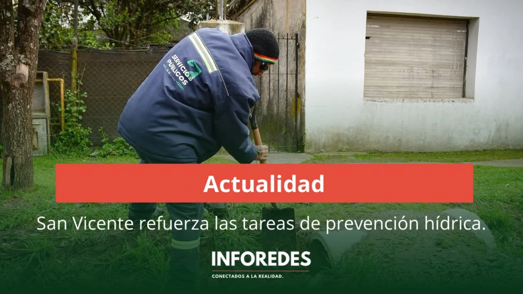 San Vicente refuerza las tareas de prevención hídrica ante el fenómeno de El Niño