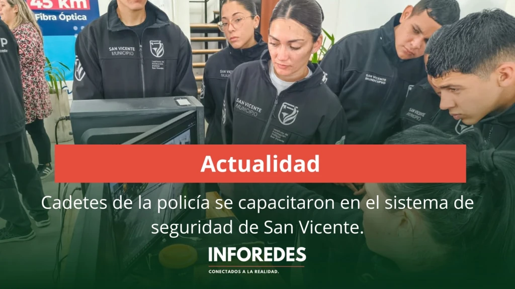 Futuros policías conocieron el sistema de prevención y seguridad de San Vicente