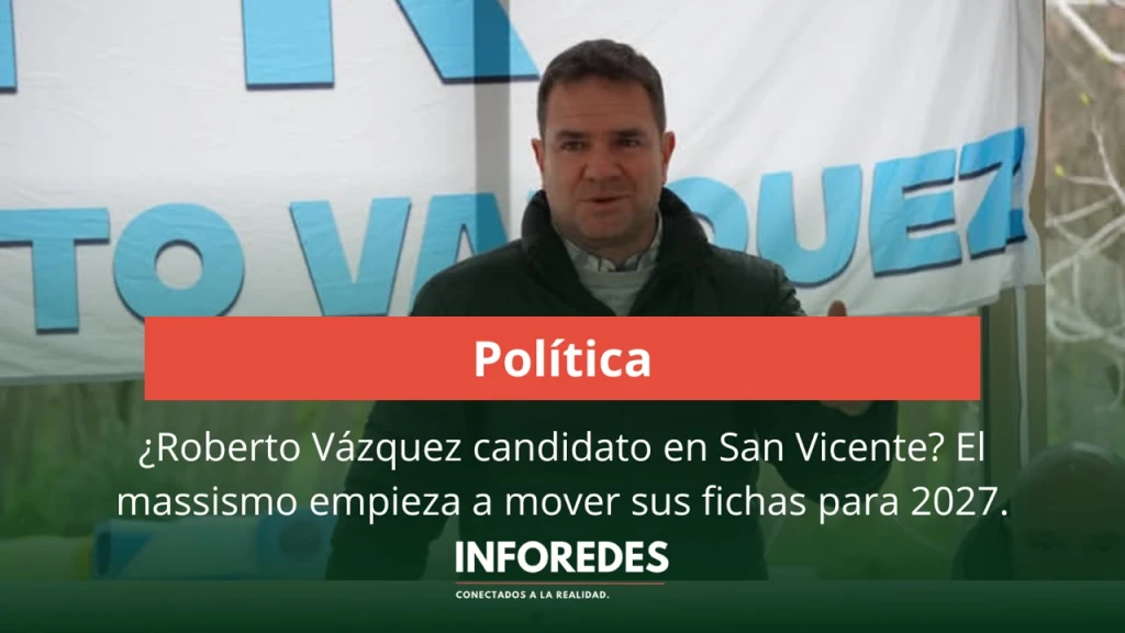 ¿Roberto Vázquez candidato en San Vicente? El massismo empieza a mover sus fichas para 2027