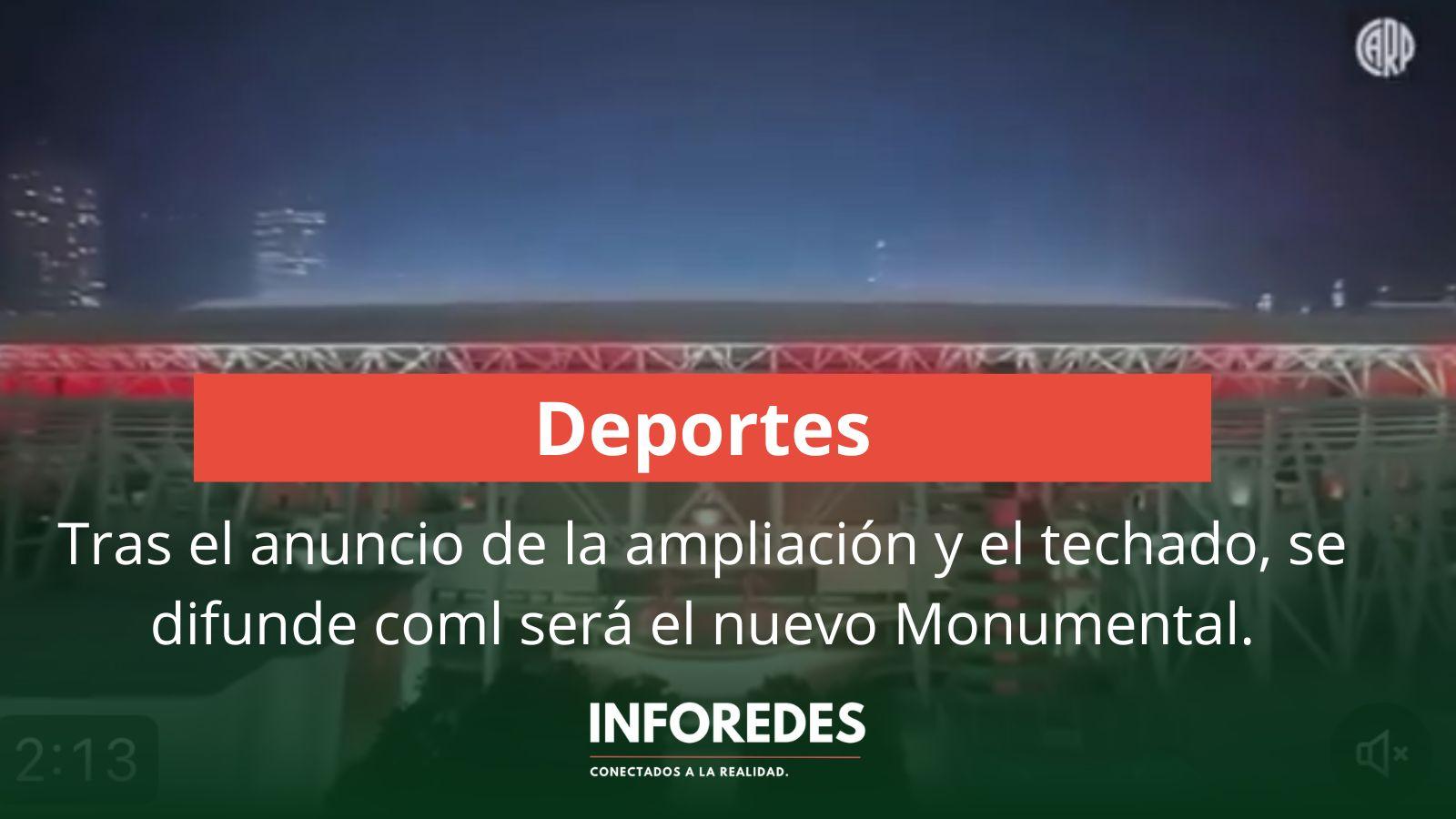 River dio a conocer como quedará el estadio Monumental con la ampliación a 101.000 personas y el techado. 