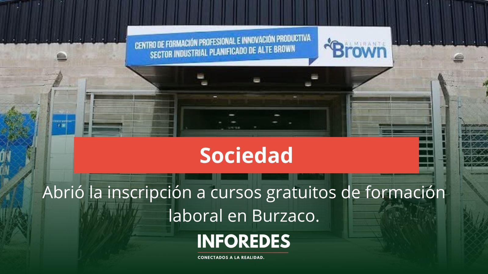 Abrió la inscripción a cursos gratuitos de formación laboral en Burzaco