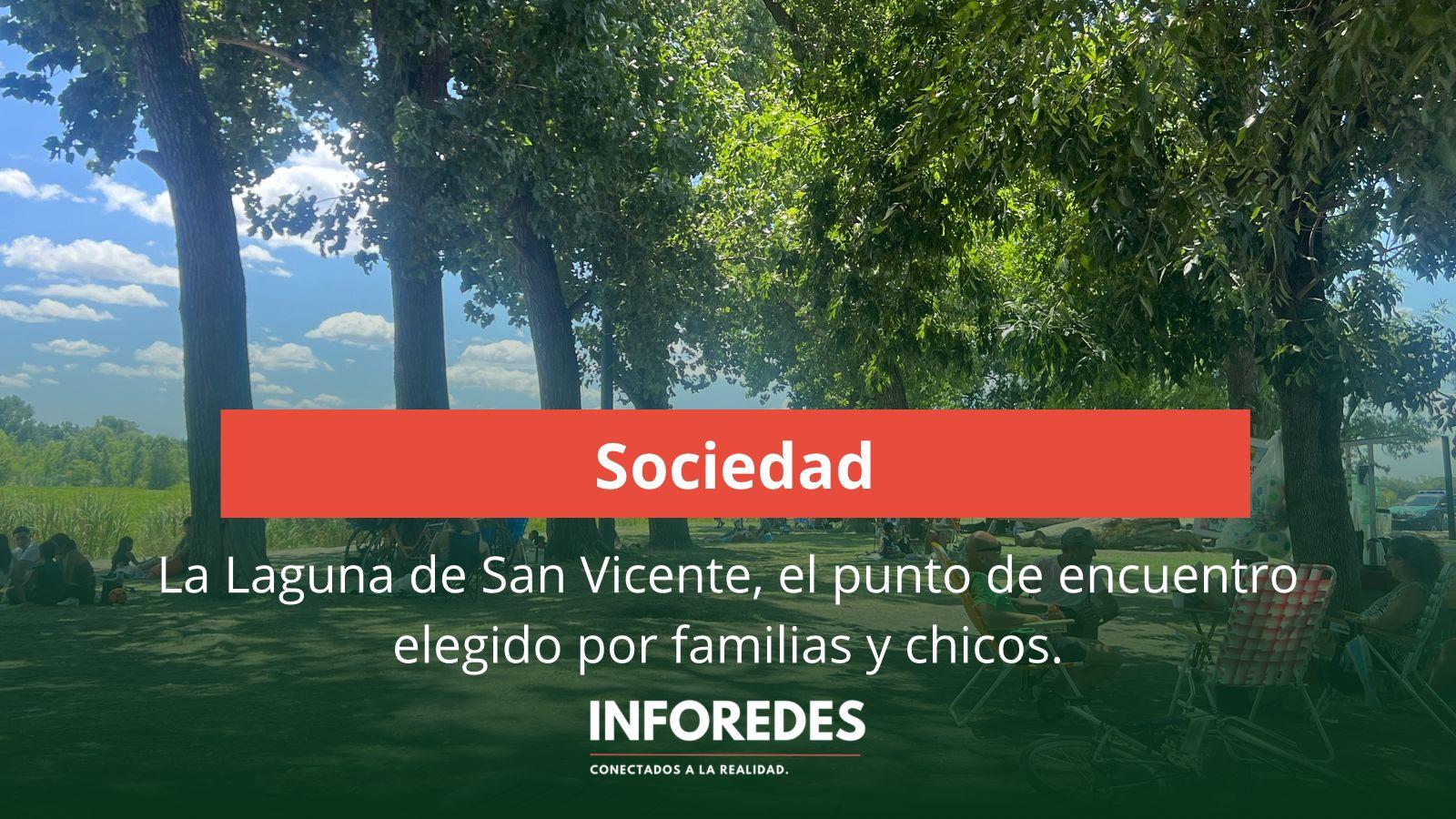 La Laguna de San Vicente, el punto de encuentro elegido por familias y chicos