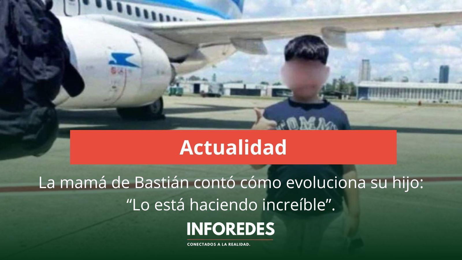 La mamá de Bastián contó cómo evoluciona su hijo: “Lo está haciendo increíble”