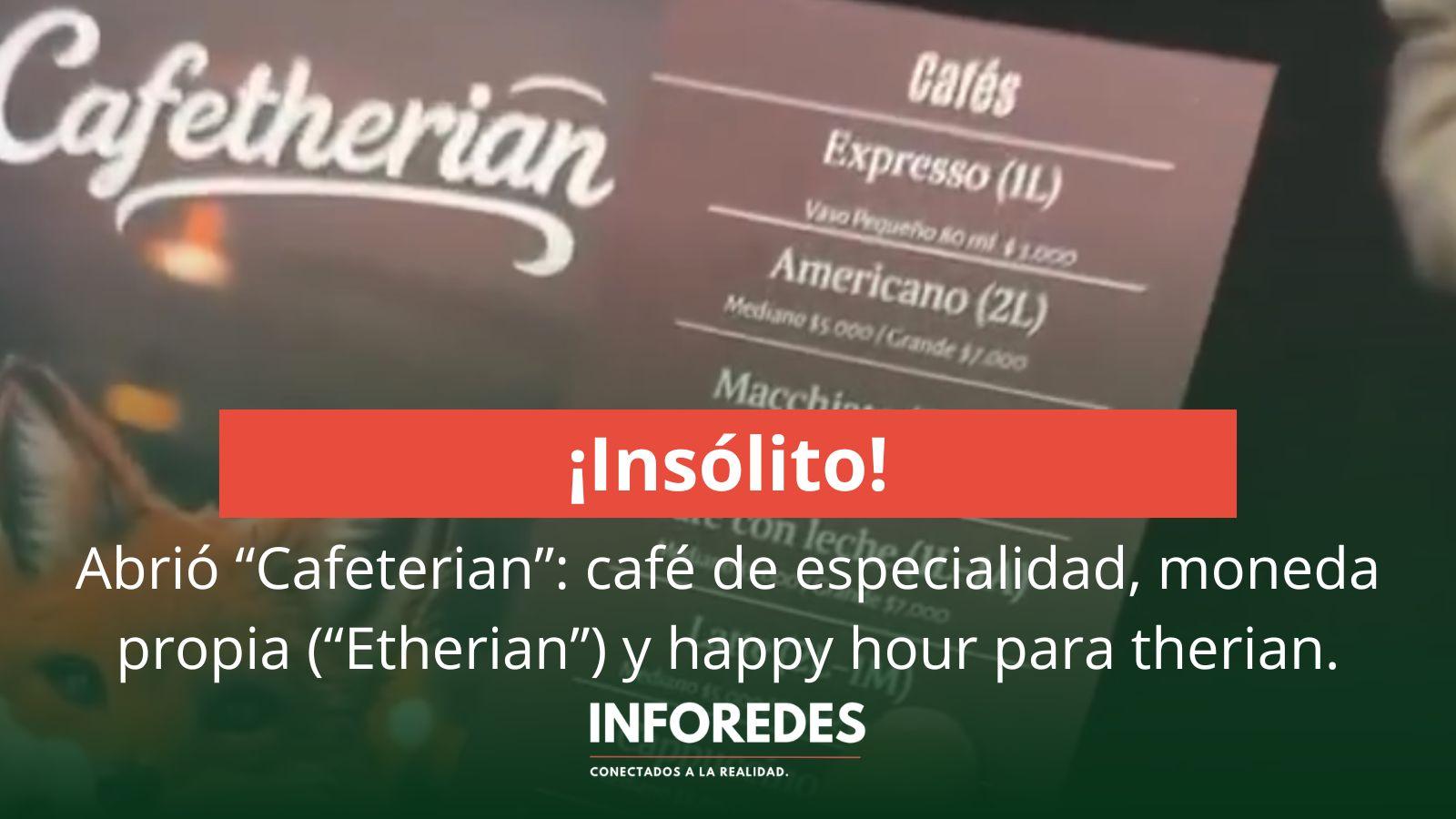 Palermo suma “Cafeterian”: café de especialidad, moneda propia y encuentros con therian