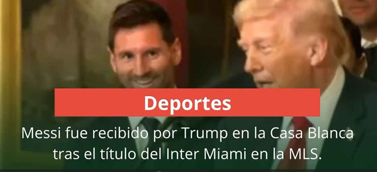 Messi fue recibido por Trump en la Casa Blanca tras el título del Inter Miami en la MLS