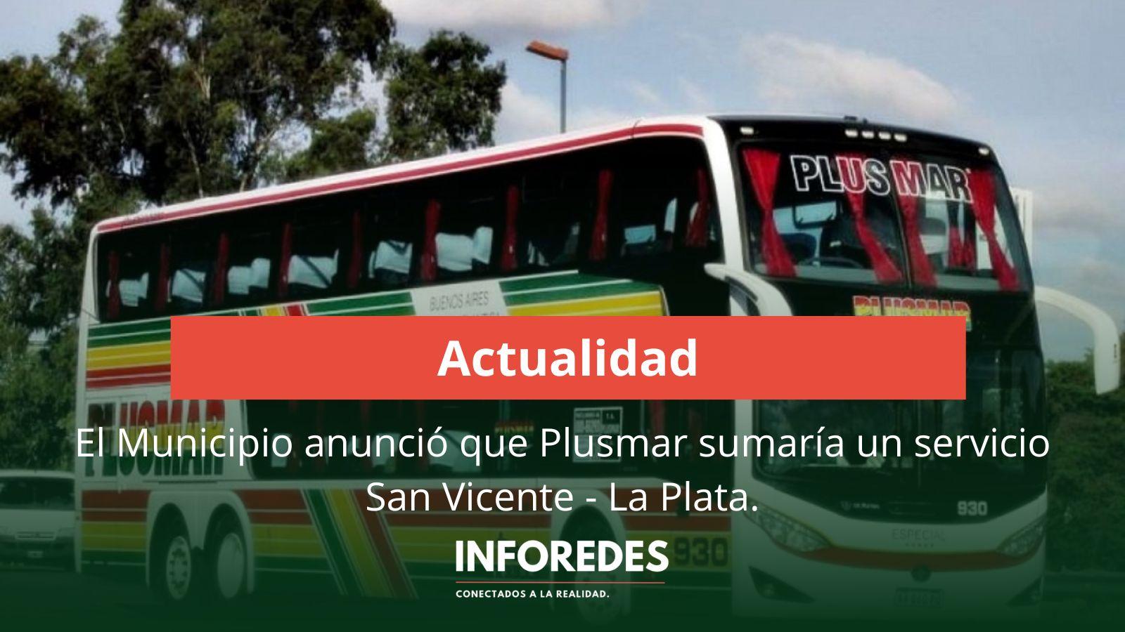 San Vicente podría sumar un nuevo servicio de micros hacia La Plata