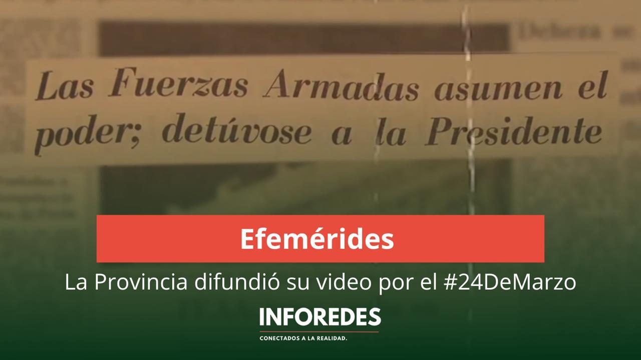 A 50 años del golpe: la Provincia difundió su propio video y marcó distancia del mensaje de Casa Rosada