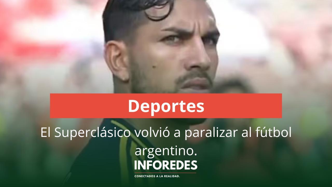 El Superclásico volvió a paralizar al fútbol argentino