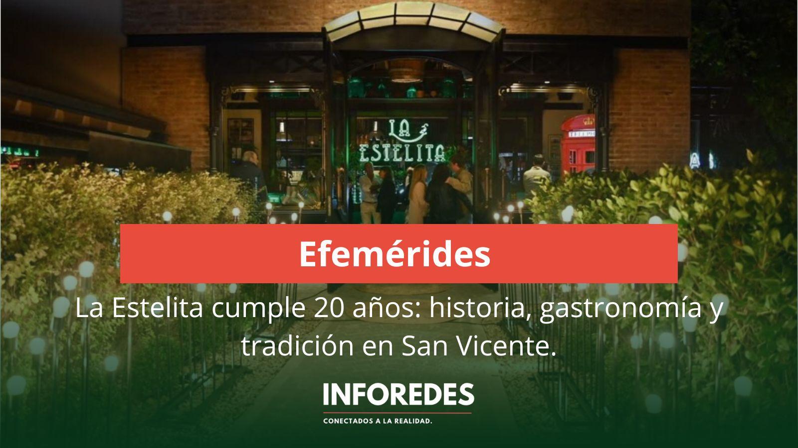La Estelita cumple 20 años: historia, gastronomía y tradición en San Vicente