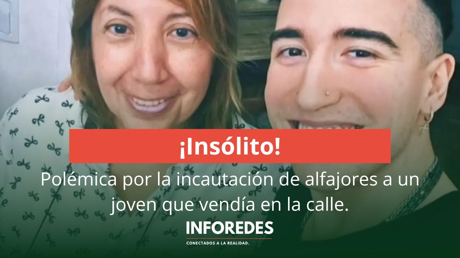 Polémica por la incautación de alfajores a un joven que vendía en la calle