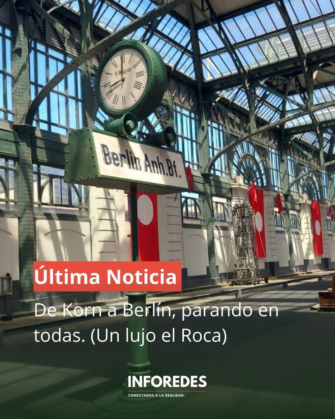 De A. Korn a Berlin, parando en todas.
