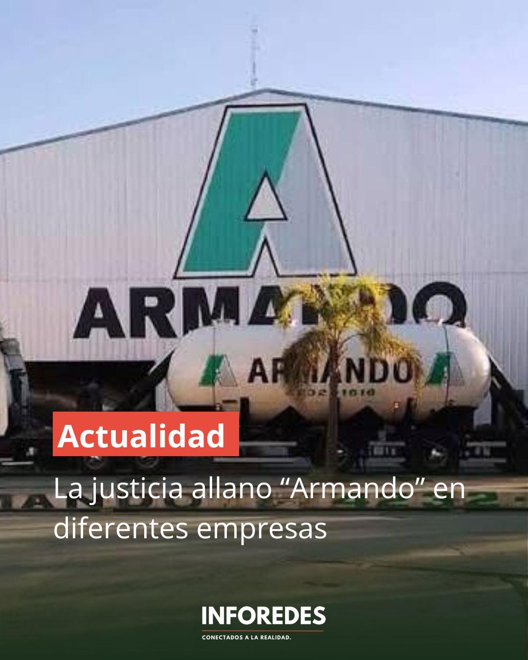 Allanamientos en "Casa Armando"