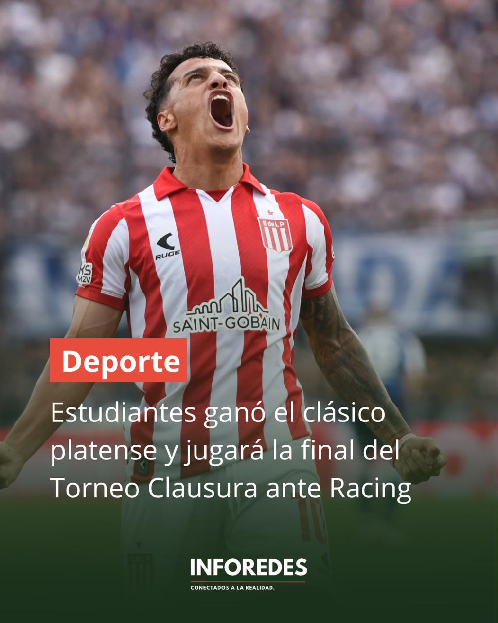 Estudiantes ganó el clásico platense y jugará la final del Torneo Clausura ante Racing