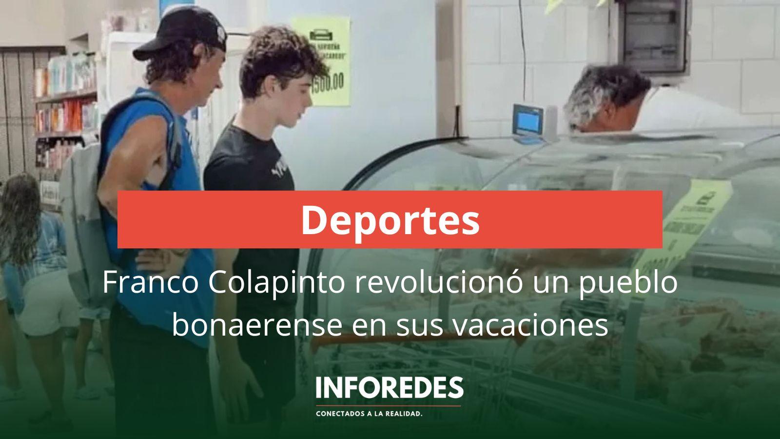 Franco Colapinto revolucionó San Andrés de Giles durante sus vacaciones y mostró su lado más cercano