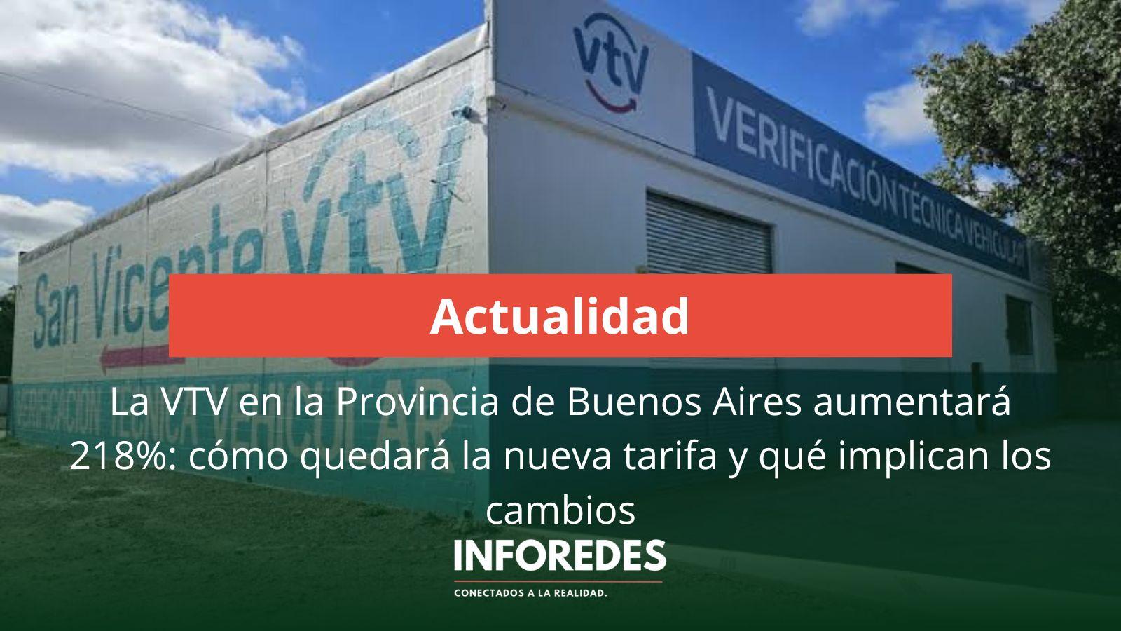 La VTV en la Provincia de Buenos Aires aumentará 21,8%: cómo quedará la nueva tarifa y qué implican los cambios
