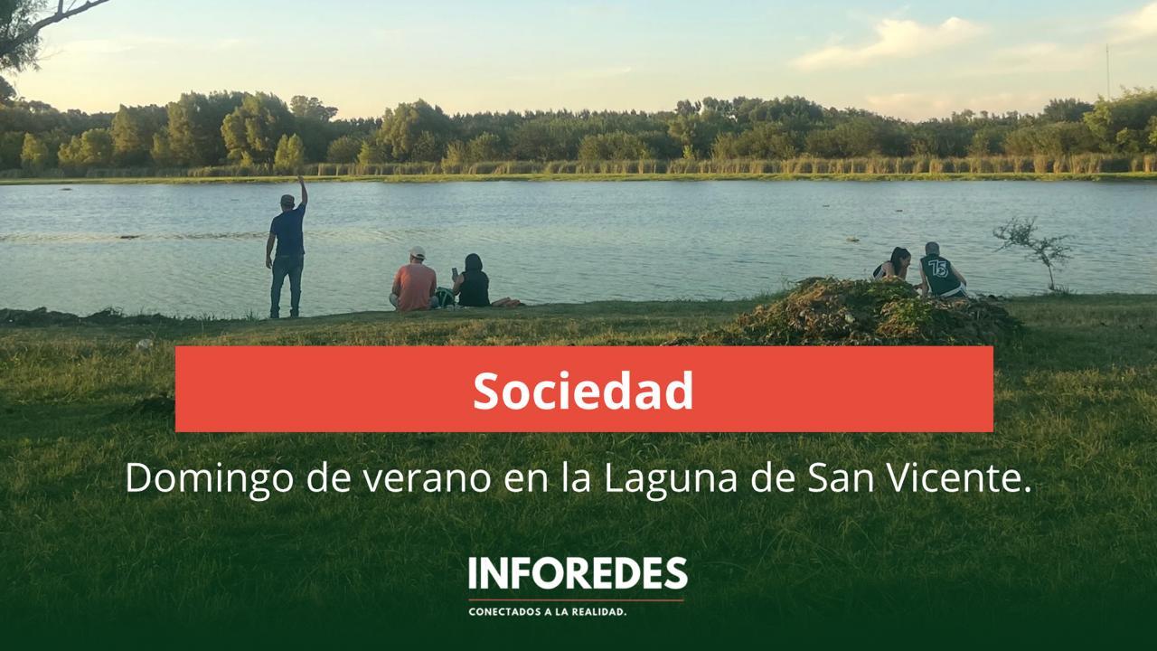 Asi se vivio el domingo en la laguna de San Vicente