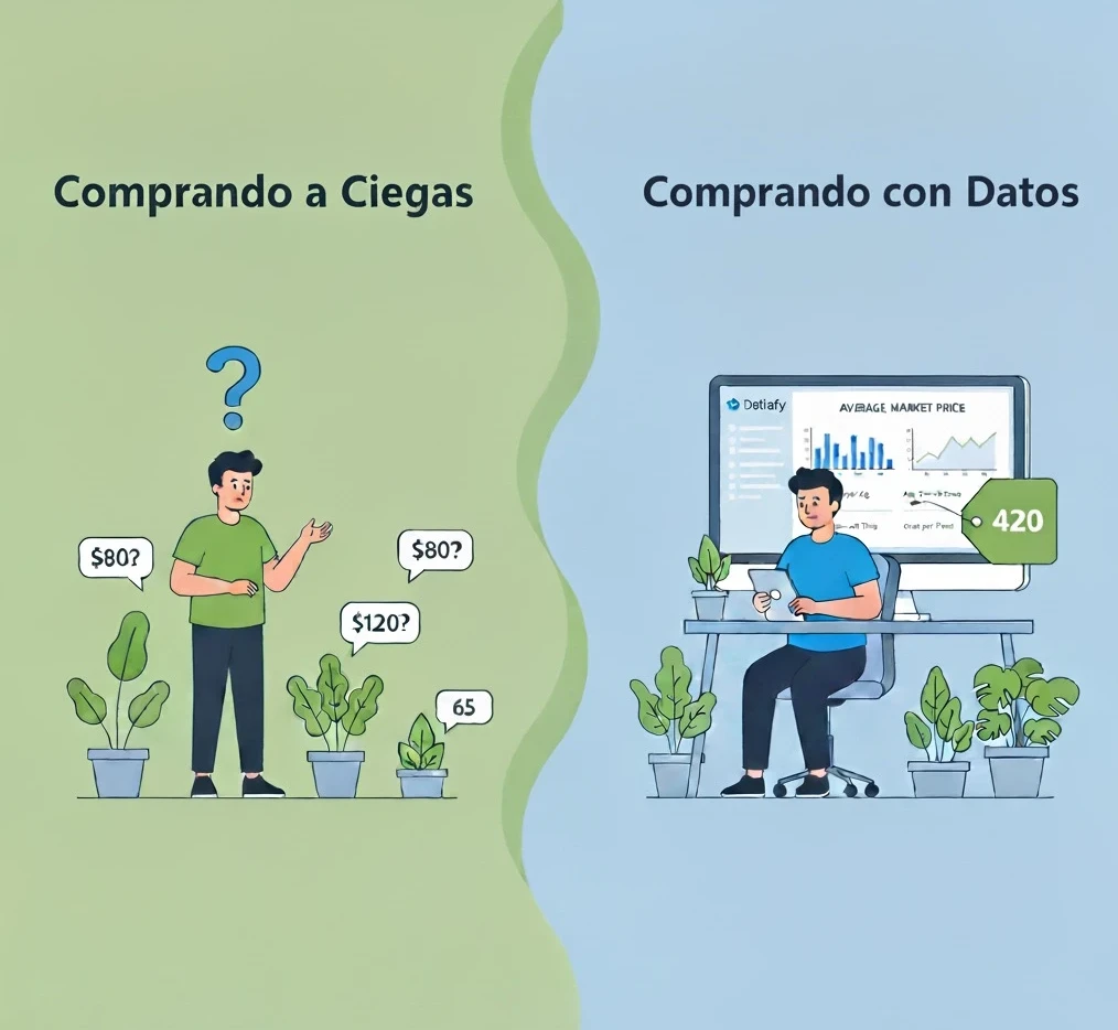 Cómo saber si estás pagando un precio justo por tu planta