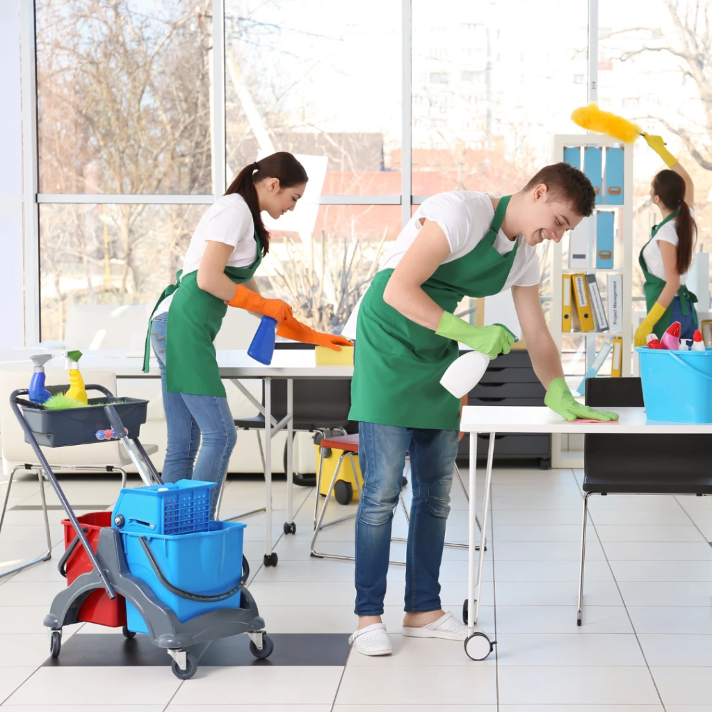 Equipo de limpieza profesional